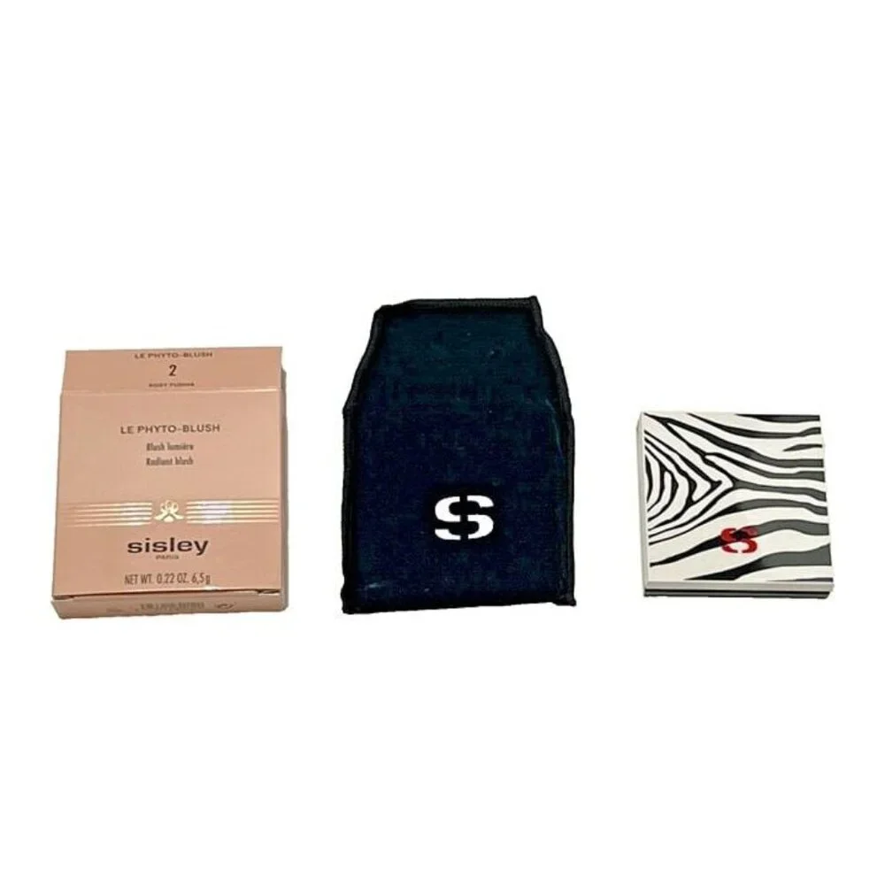 New in‎ Box Sisley Le Phyto Blush #2 Rosey Fushia Radiant Blush Lumiere .22oz